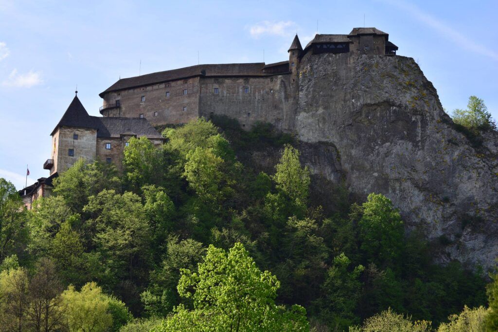 Orava Castle in summer